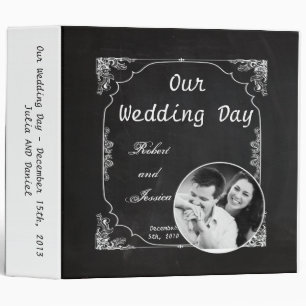 3" tableau moderne Vintag d'album à classeur de