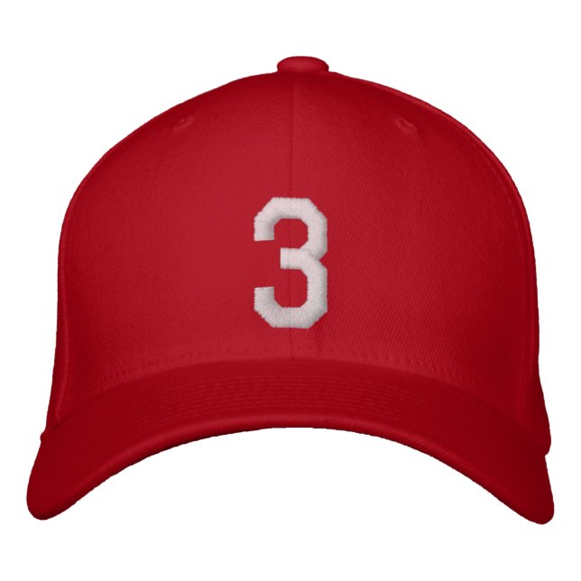 3 Three Embroidered Hat (Front)