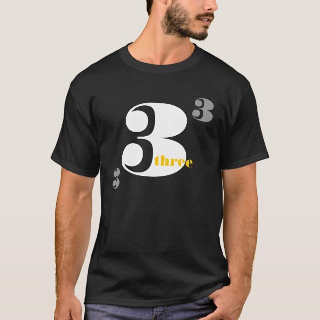 3 THREEs T-Shirt (Front)