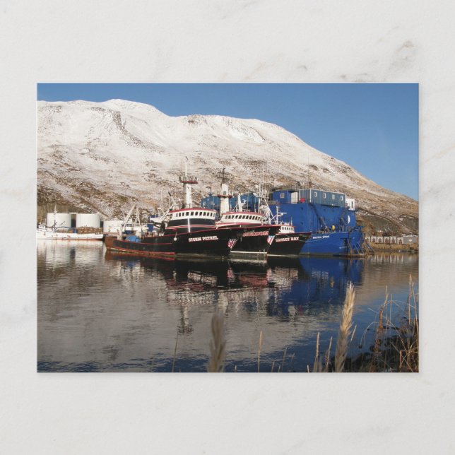 3 Trawlers at the Icicle Barge Postcard (Front)