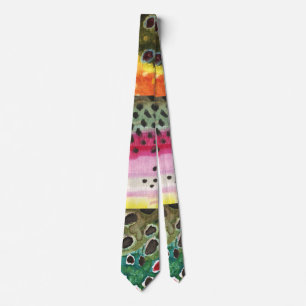 3 Trout Skins: Brook, Rainbow, Brown - Fly Fishing Tie
