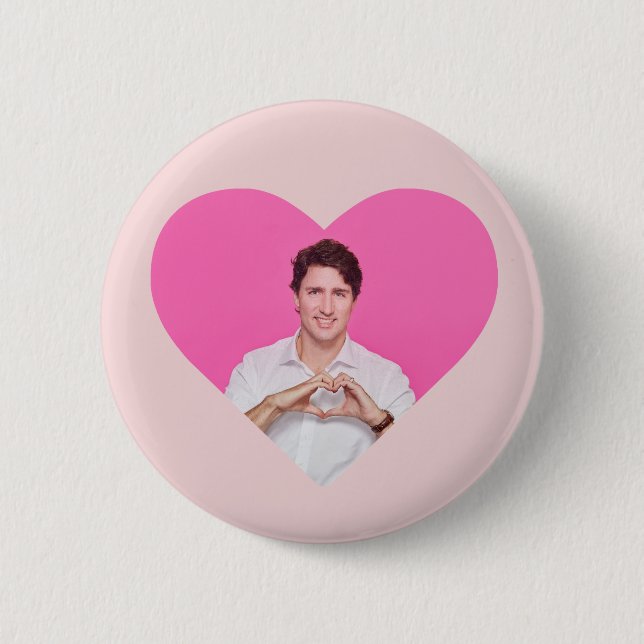 <3 Trudeau Button (Front)