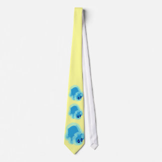 3 Water Turtles Tie (yellow)