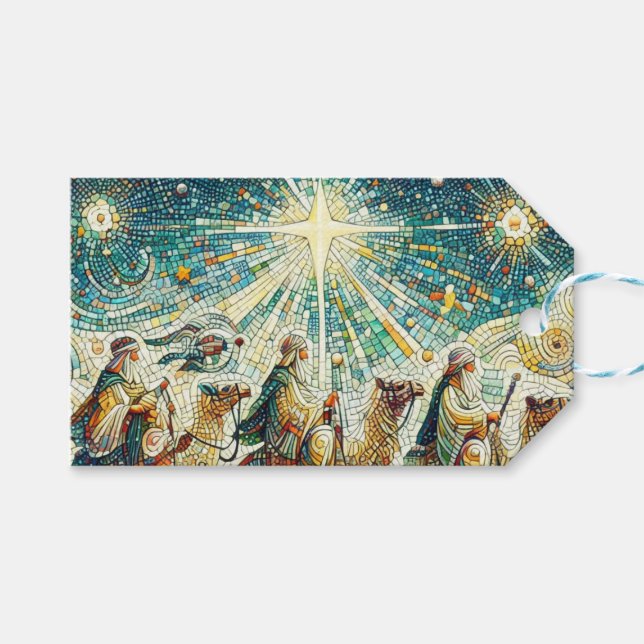 3 Wise men Gift Tags (Front (Horizontal))