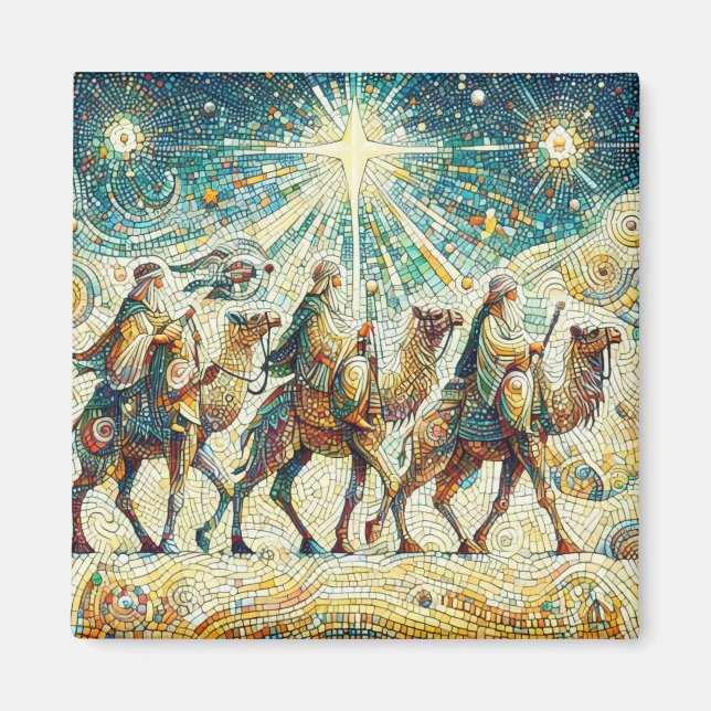 3 Wise men Magnet (Front)