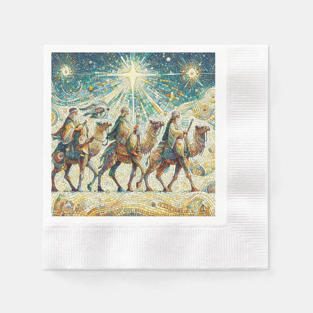 3 Wise men Napkin (Front)