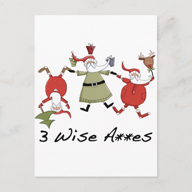 3 Wise Men Postcards (Front)