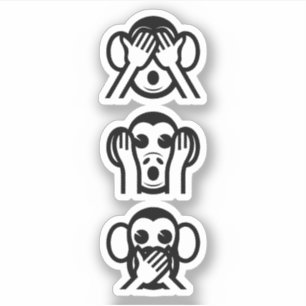 3 Wise Monkeys Emoji