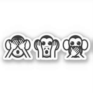 3 Wise Monkeys Emoji