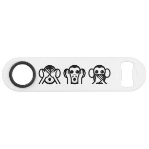 3 Wise Monkeys Emoji Speed Bottle Opener