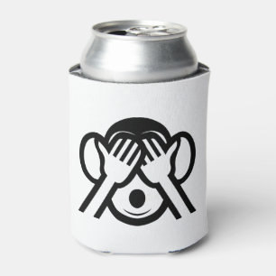 3 Wise Monkeys Mizaru 見ざる See NO Evil Emoji Can Cooler