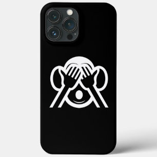 3 Wise Monkeys Mizaru 見ざる See NO Evil Emoji iPhone 13 Pro Max Case