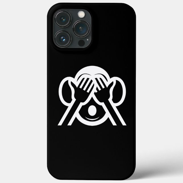 3 Wise Monkeys Mizaru 見ざる See NO Evil Emoji Case-Mate iPhone Case (Back)