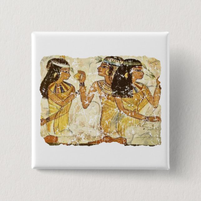 3 women 2 inch square button (Front)