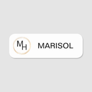 3" X 1" NAME TAG MAGNETIC PIN