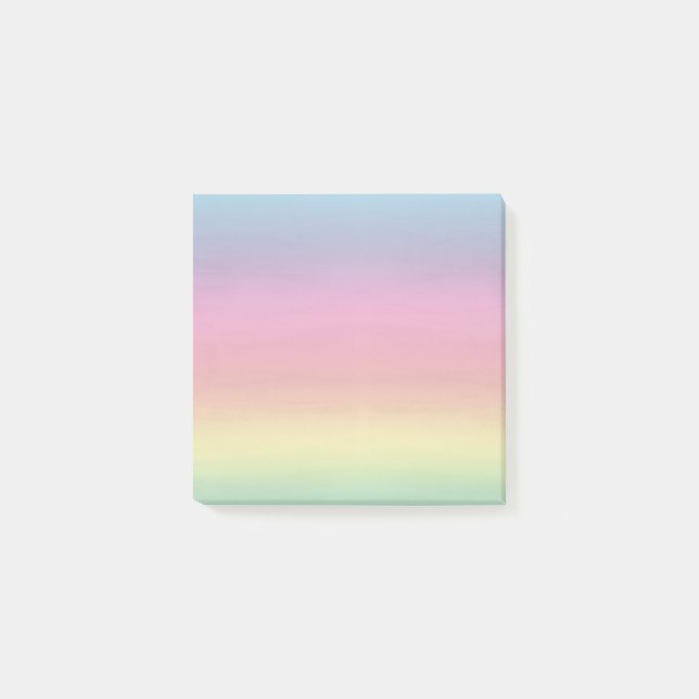 3" x 3" Post-it® Notes Rainbow (Front)