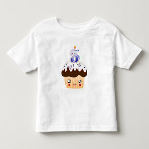 3 Year Cupcake T - Blue Toddler T-shirt