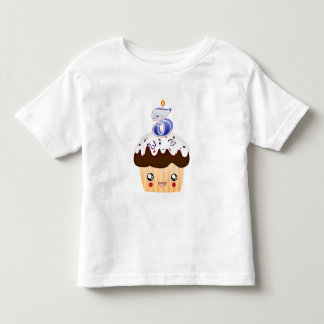 3 Year Cupcake T - Blue Toddler T-shirt