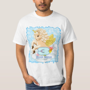 3 year old Birthday Unicorn  T-Shirt