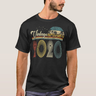 3 Year Old Born In 2020 Vintage 3rd Birthday Boy T-Shirt