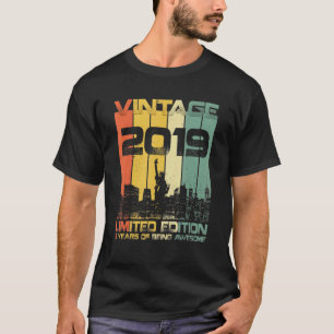 3 Year Old  Vintage 2019  3rd Birthday T-Shirt