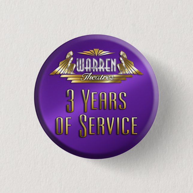 3 Year Pin (Front)
