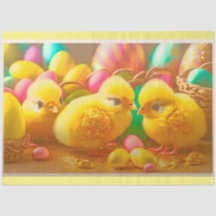 3 Yellow Little Easter Chicks Collection