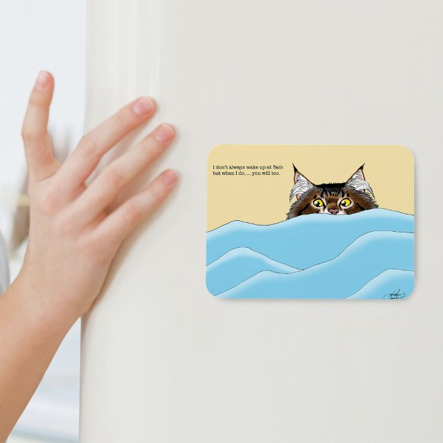 3am Cat Wake Up Magnet (Creator Uploaded)