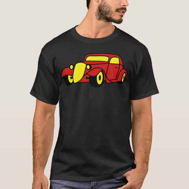 3col Hot Rod Oldtimer Custom Cars Automobiluning g T-Shirt (Front)
