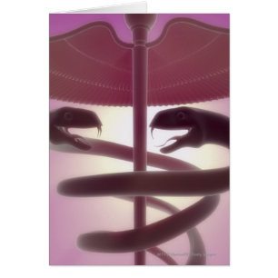 3d a rendu le caducée médical