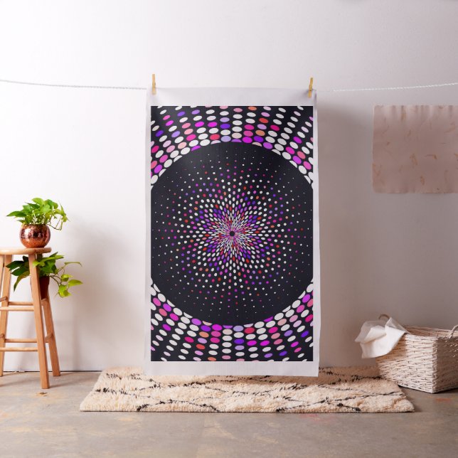 3D Abstract Art 12A-12B Options Custom Fabrics Fabric (In Situ)