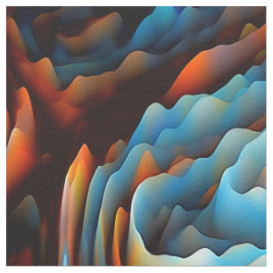 3D Abstract Art 20A-20B Options Custom Fabrics Fabric