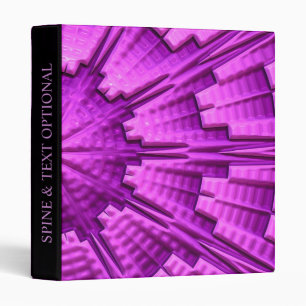 3D Abstract Art 3 Options Binder