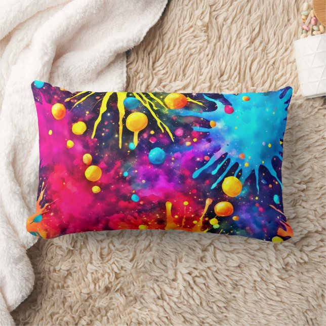 3D  Abstract - Lumbar Pillow (Blanket)