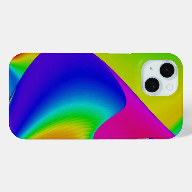 3D Abstract Rainbow Art Case-Mate iPhone Case (Back (Horizontal))