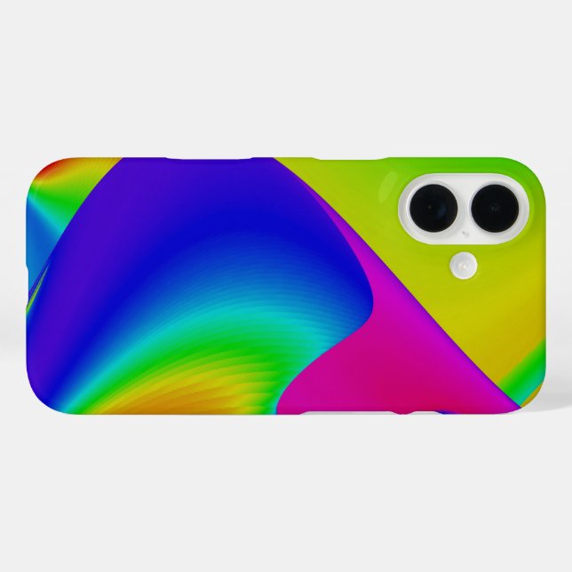 3D Abstract Rainbow Art Case-Mate iPhone Case (Back (Horizontal))
