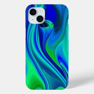 3D Abstract Rainbow Art iPhone 15 Mini Case