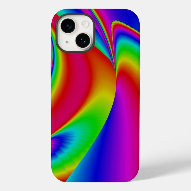 3D Abstract Rainbow Art Case-Mate iPhone Case (Back)