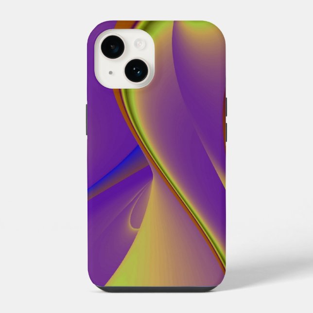3D Abstract Rainbow Art iPhone Case (Back)