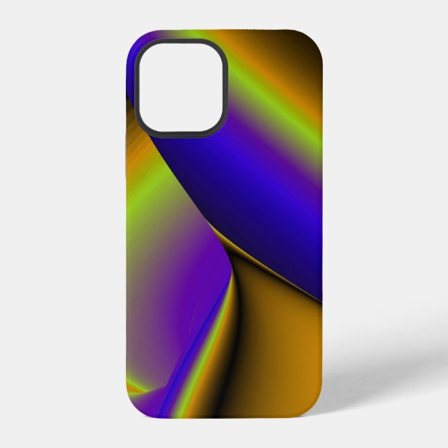 3D Abstract Rainbow Art iPhone Case (Back)