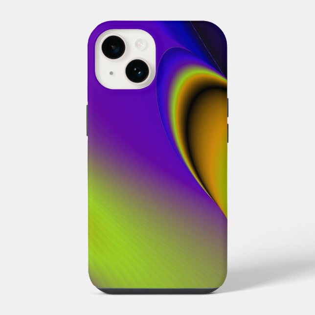 3D Abstract Rainbow Art iPhone Case (Back)