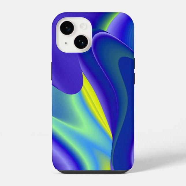 3D Abstract Rainbow Art iPhone Case (Back)