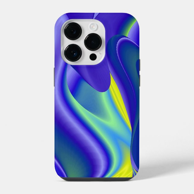 3D Abstract Rainbow Art iPhone Case (Back)