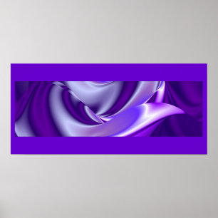 3D Abstract Rainbow Art Poster