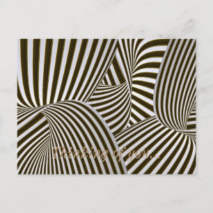 3D Abstracts Thinking Of You Postcard