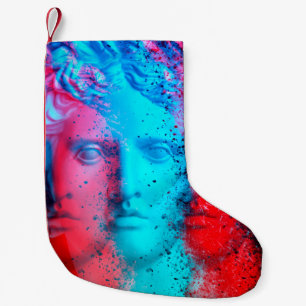 3d anaglyph effect. Covid-mutants. David Apollo. G Small Christmas Stocking