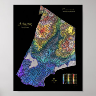 3D Arlington Print