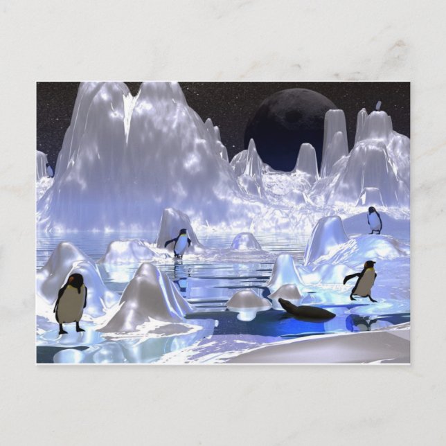 3d art penguin holiday (Front)