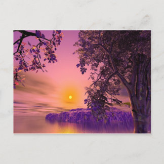 3d art setting the mood postcard