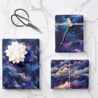 3D Astral Mirage: Mystical Night Sky Design